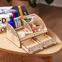 Конструктор деревянный «Органайзер настольный» - Фото 3