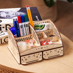 Конструктор деревянный «Органайзер настольный» - Фото 4