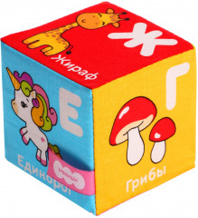 Кубики мягкие «Алфавит в картинках» - Фото 2