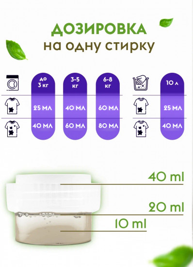 Эко-гель для стирки концентрированный «Алоэ вера»