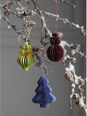 Набор украшений ёлочных «Honeycomb festive» - Фото 2