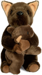 Игрушка мягкая «Французский бульдог с малышом» - Фото 1