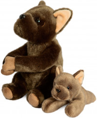 Игрушка мягкая «Французский бульдог с малышом» - Фото 2