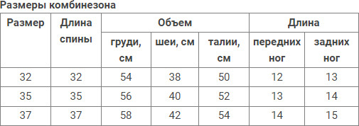 Комбинезон для собак «Снежинка»