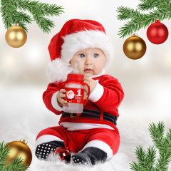 Бутылочка для кормления «Дед Мороз» - Фото 2