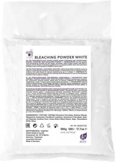 Порошок блондирующий «Bleaching powder white»