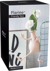 Ваза для цветов с гибкими ручками, персиковая - Фото 6