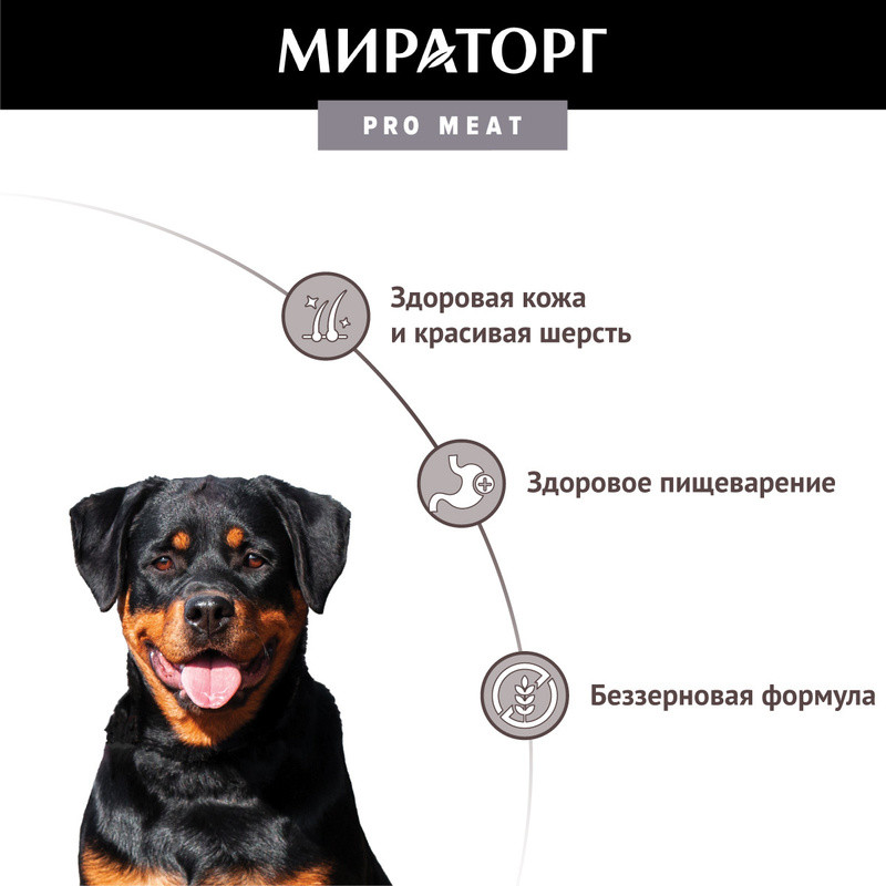 Сухой корм для взрослых собак старше одного года с ягненком и картофелем | Pro Meat | Winner Мираторг | Фото 2