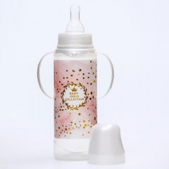 Бутылочка для кормления «Розовый мрамор» - Фото 3