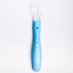 Ложка силиконовая детская - Фото 1