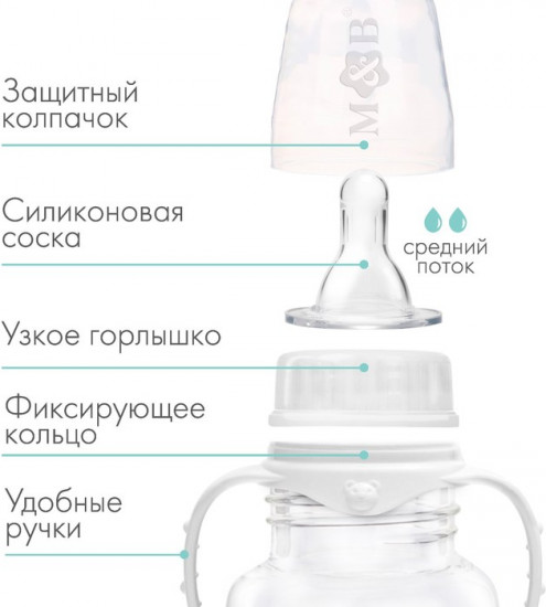 Бутылочка для кормления «Молоко №1»