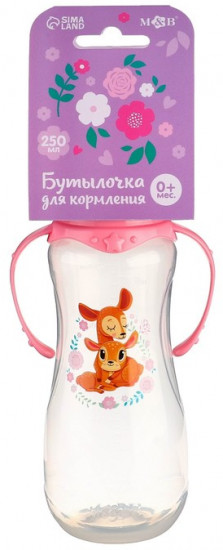 Бутылочка для кормления «Оленята: мамы и малыши»