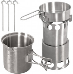 Набор туристической в комплекте с печью-щепочницой - Фото 1