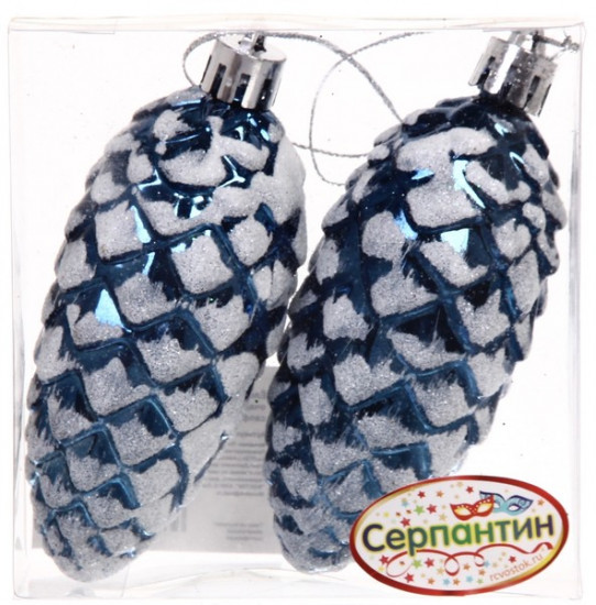 Набор игрушек ёлочных «Шишки»