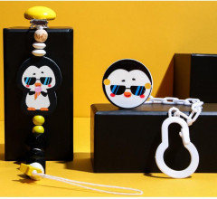 Держатель для пустышки на цепочке «Пингвин» - Фото 5