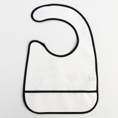 Нагрудник с кармашком «Я люблю есть» - Фото 5