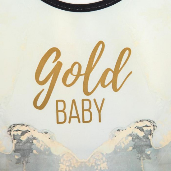 Нагрудник с кармашком «Gold baby»