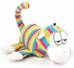 Интерактивная мягкая игрушка «Обезьянка полосатая» - Фото 1