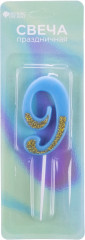 Свеча для торта «Цифра 9» - Фото 1