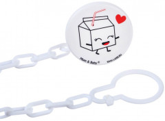 Прищепка-держатель для соски-пустышки «Люблю молоко» - Фото 5