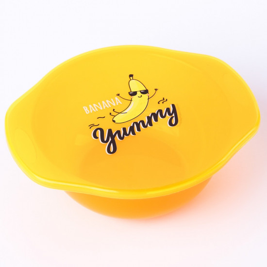 Тарелка детская с крышкой «Banana Yummy»