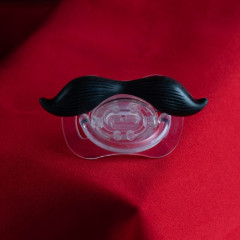 Пустышка ортодонтическая с колпачком «Котик» - Фото 1