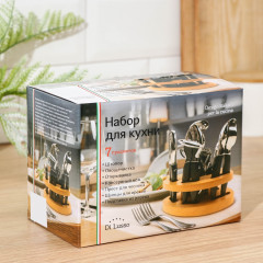 Набор кухонных инструментов на подставке - Фото 5