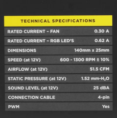 Кулер для корпуса «LL140» - Фото 4