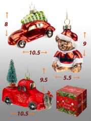 Набор новогодних игрушек «Новогоднее волшебство» - Фото 1