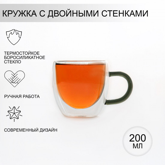 Кружка с двойными стенками