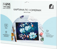 Картина по номерам на картоне «Яблоневая ветка» - Фото 1
