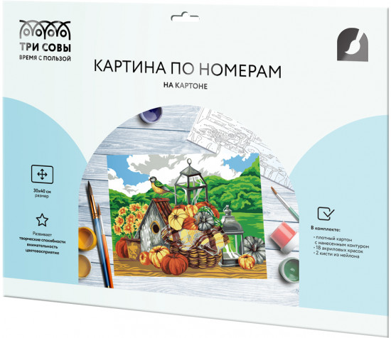 Картина по номерам «Садовая жизнь»