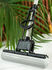 Швабра с отжимным механизмом - Фото 4