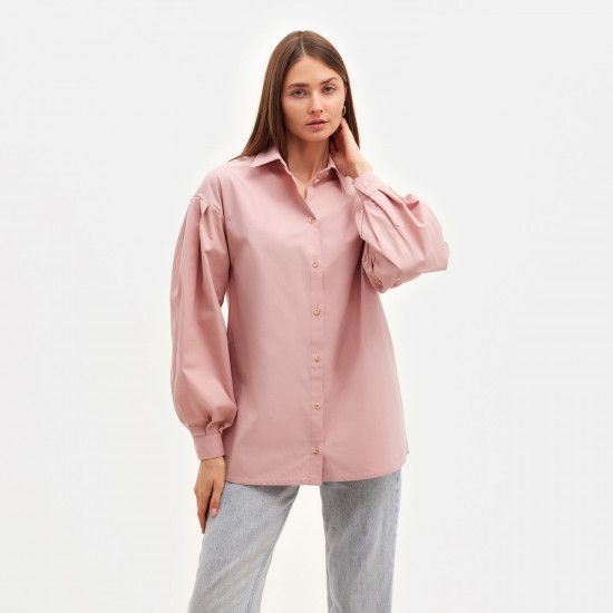 Рубашка женская с объёмными рукавами