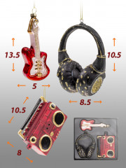 Набор новогодних игрушек «Новогодние мелодии» - Фото 1