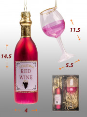 Набор новогодних игрушек «Игристое настроение» - Фото 1