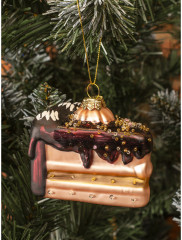 Набор новогодних игрушек «Шоколадный торт» - Фото 2