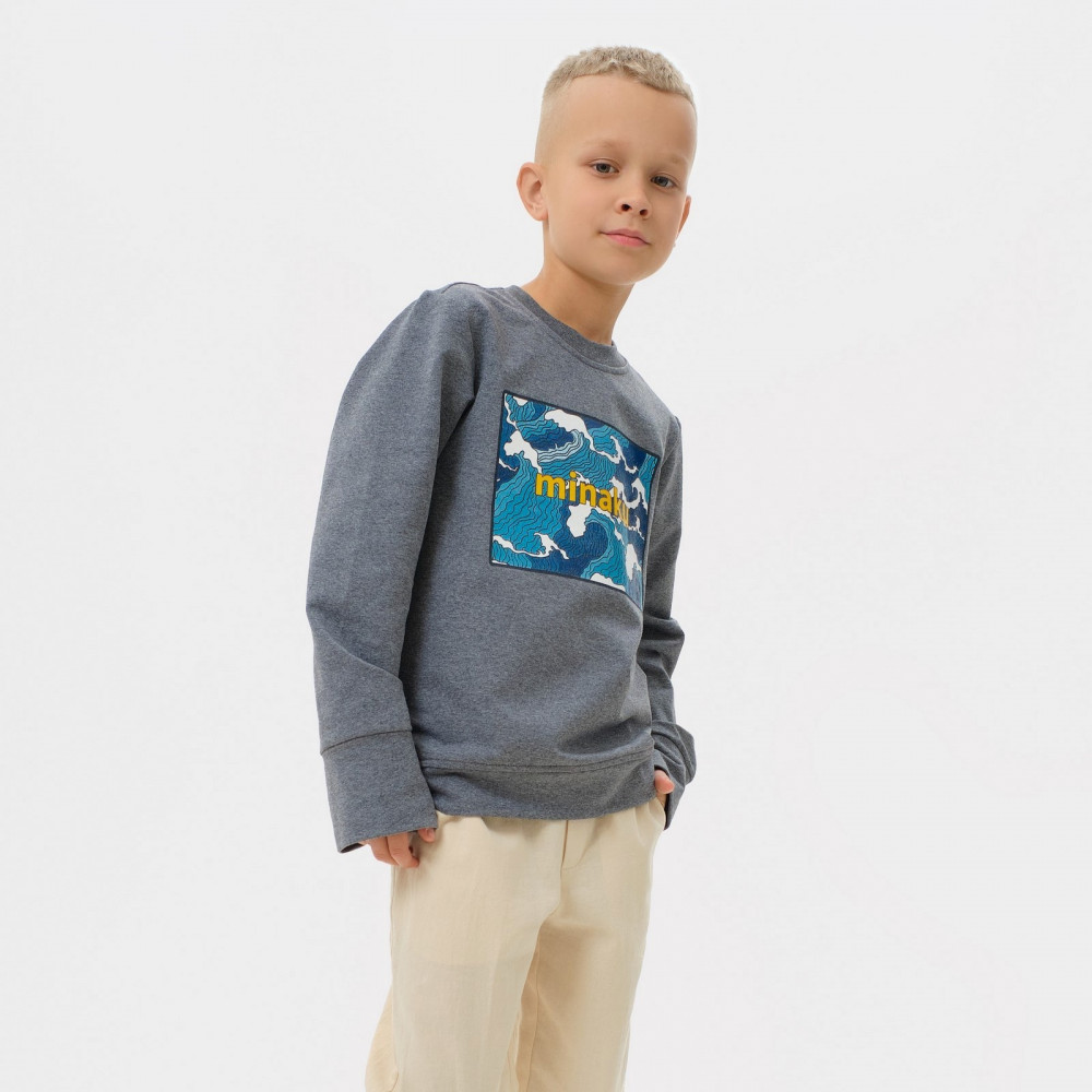 Свитшот для мальчиков | Casual collection kids | MINAKU | Фото 3