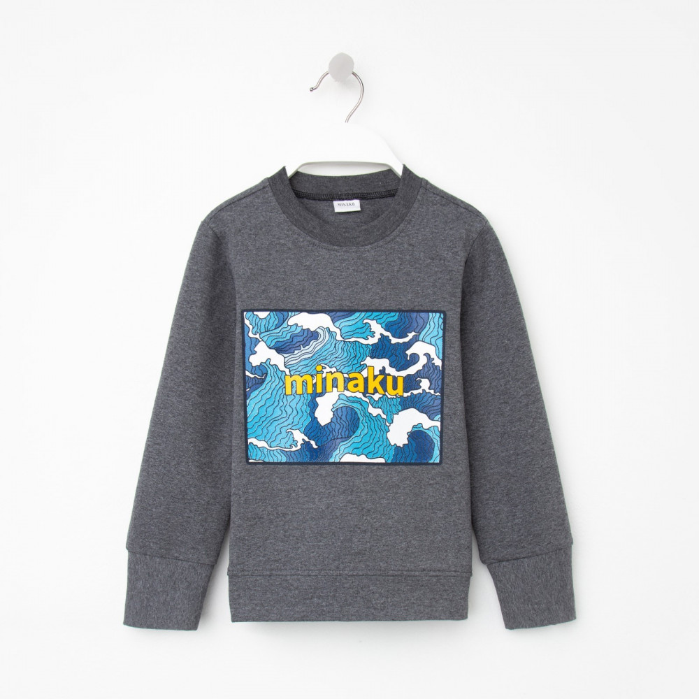 Свитшот для мальчиков | Casual collection kids | MINAKU | Фото 5