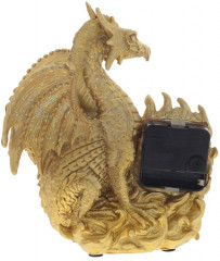 Фигурка декоративная с подсветкой «Дракон с часами» - Фото 3