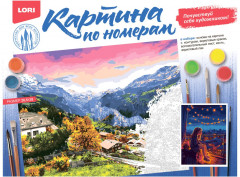 Картина по номерам «В огнях ночного города» - Фото 2