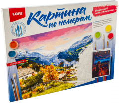 Картина по номерам «В огнях ночного города» - Фото 3