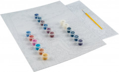 Картина по номерам «В огнях ночного города» - Фото 4