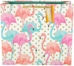 Набор пакетов подарочных «Розовый фламинго» - Фото 1