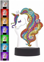 Мозаика-светильник алмазная «Единорог» - Фото 2