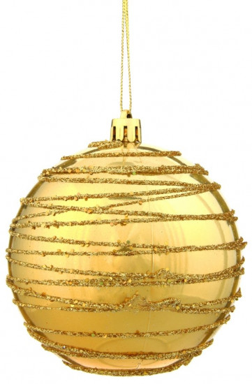 Набор игрушек ёлочных «Спираль золотистая»