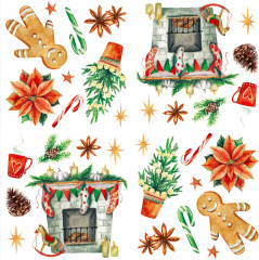 Салфетки бумажные «Новогоднее настроение» - Фото 1