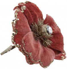 Изделие декоративное  на клипсе «Цветок» - Фото 1