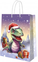 Пакет подарочный «Динозаврик с подарками» - Фото 1