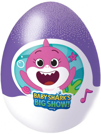 Яйцо шоколадное с сюрпризом «Baby Sharks»